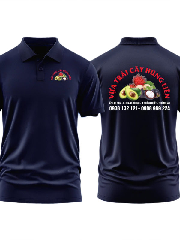 Áo thun đồng phục Polo Vựa Trái Cây Hùng Liên