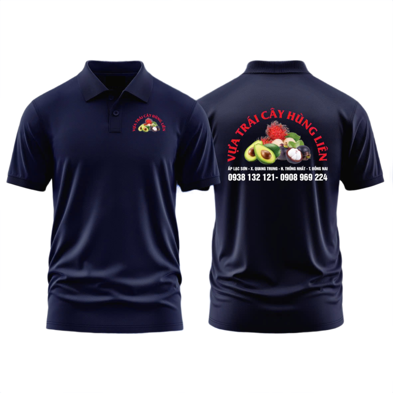 Áo thun đồng phục Polo Vựa Trái Cây Hùng Liên