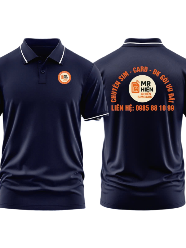 Áo thun đồng phục Polo Mr Hiền Ghiền Simcard