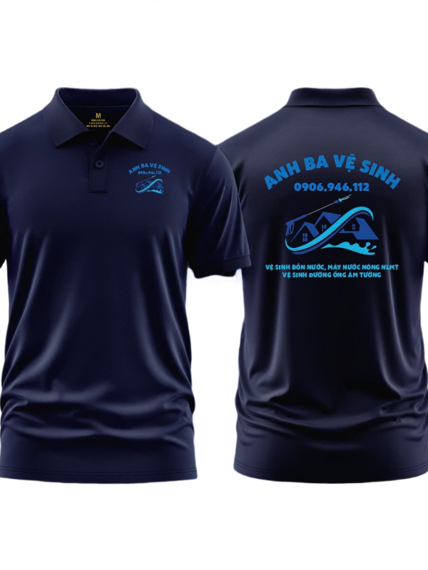 Áo thun đồng phục Polo Dịch Vụ Vệ Sinh Anh Ba Vệ Sinh