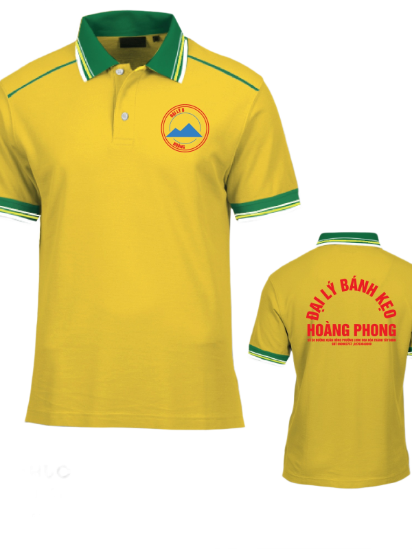 Áo thun đồng phục Polo Đại Lý Bánh Kẹo Hoàng Phong