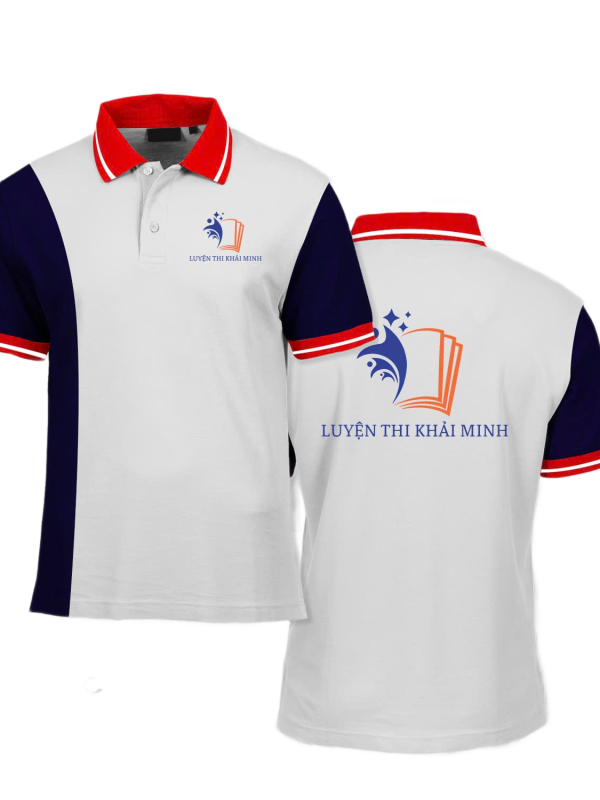 Áo thun đồng phục Polo Trung Tâm Luyện Thi Khải Minh