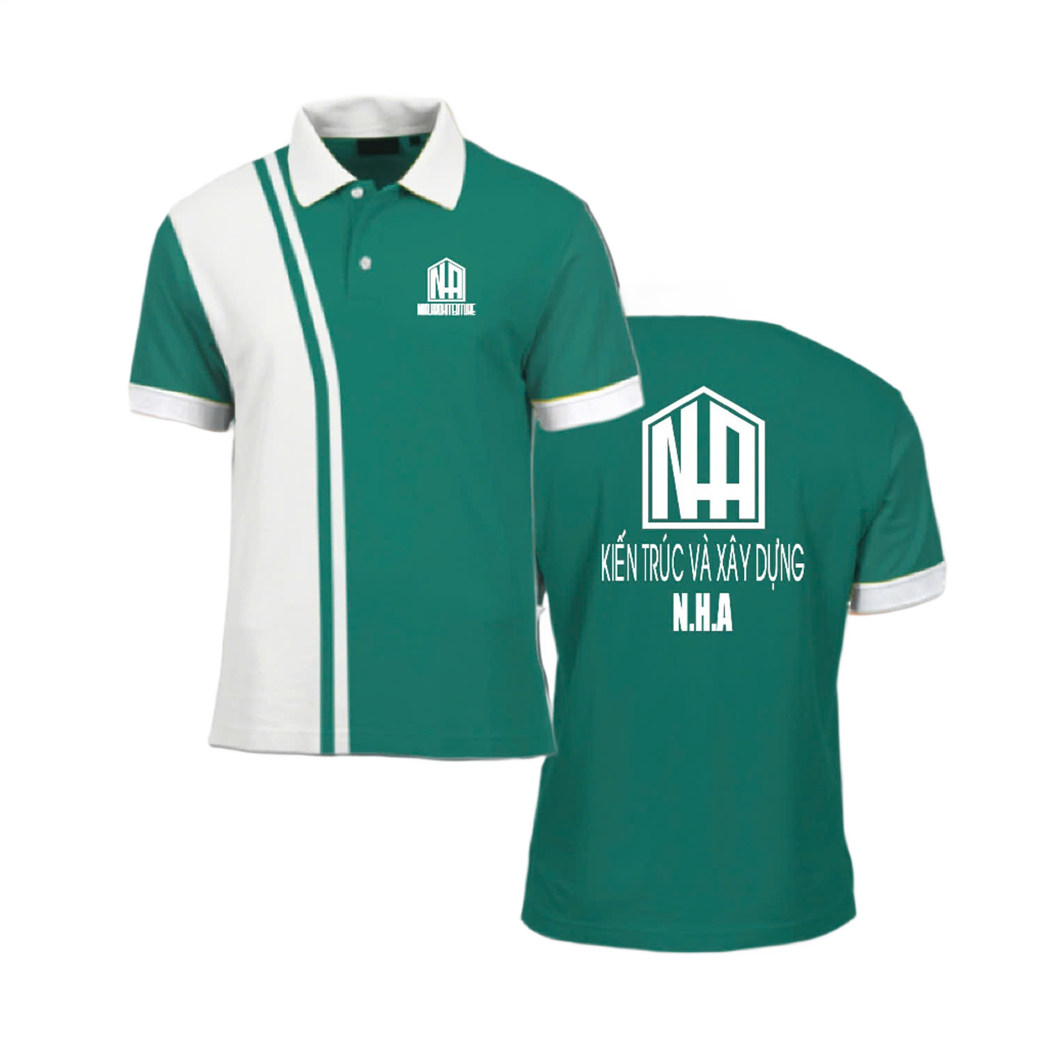 Áo thun đồng phục Polo Kiến Trúc và Xây Dựng NHA