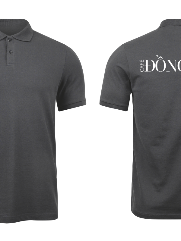 Áo thun đồng phục Polo Café Đồ̀ng Quê Xám