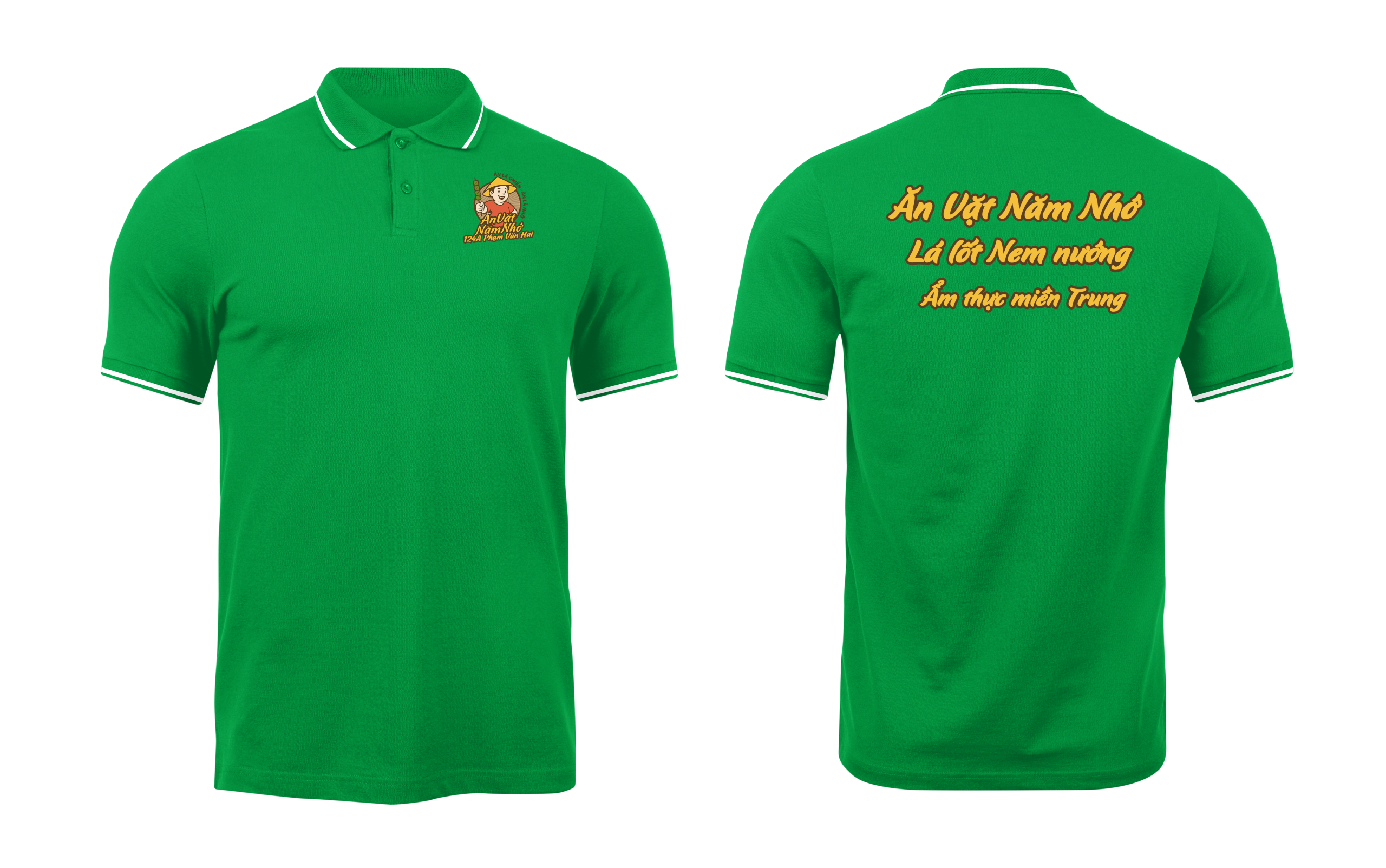 Áo thun đồng phục Polo Ăn Vặt Năm Nhớ