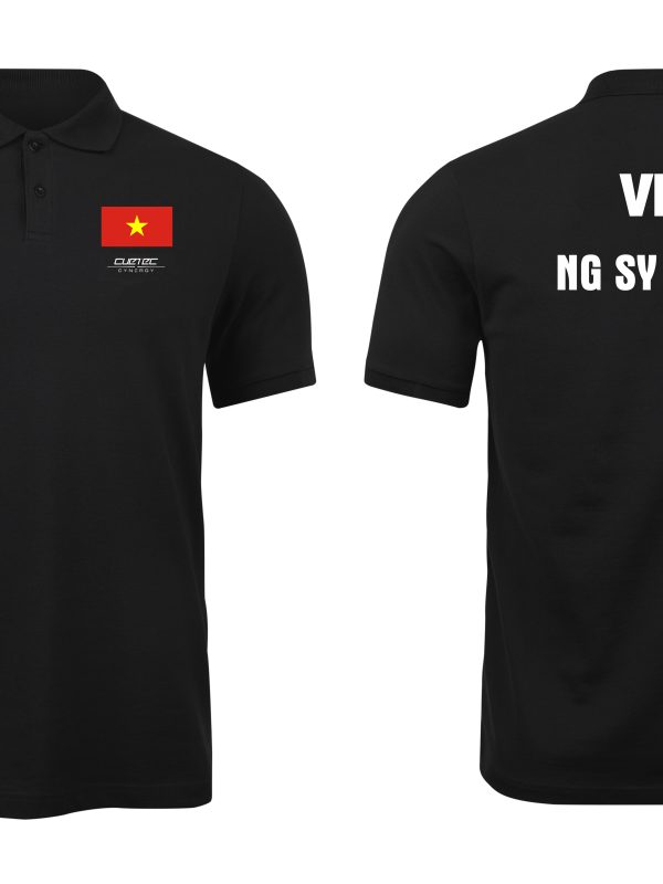 Áo thun đồng phục Polo Bida Ng Sỹ Tuấn Đen