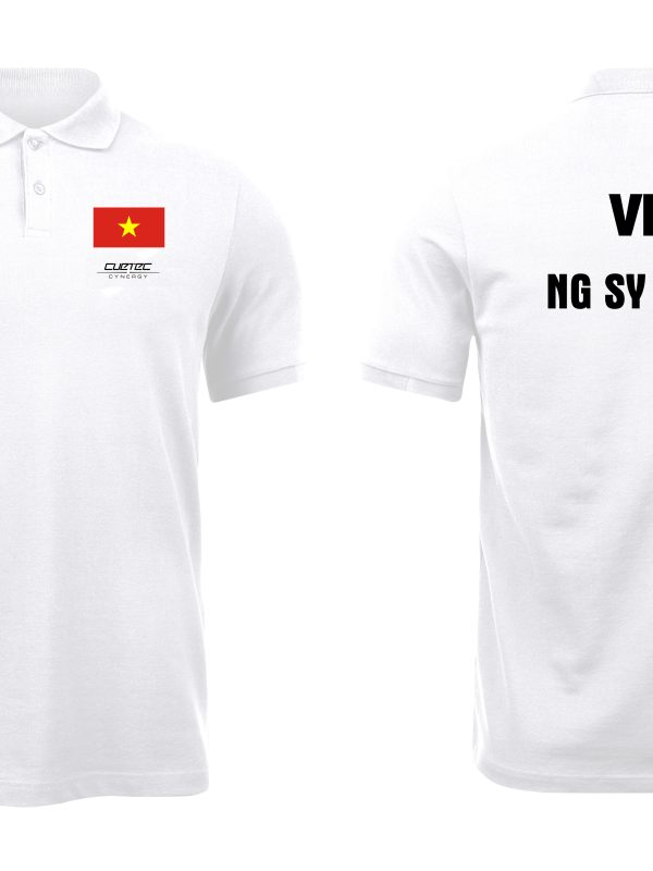 Áo thun đồng phục Polo Bida Ng Sỹ Tuấn Trắng