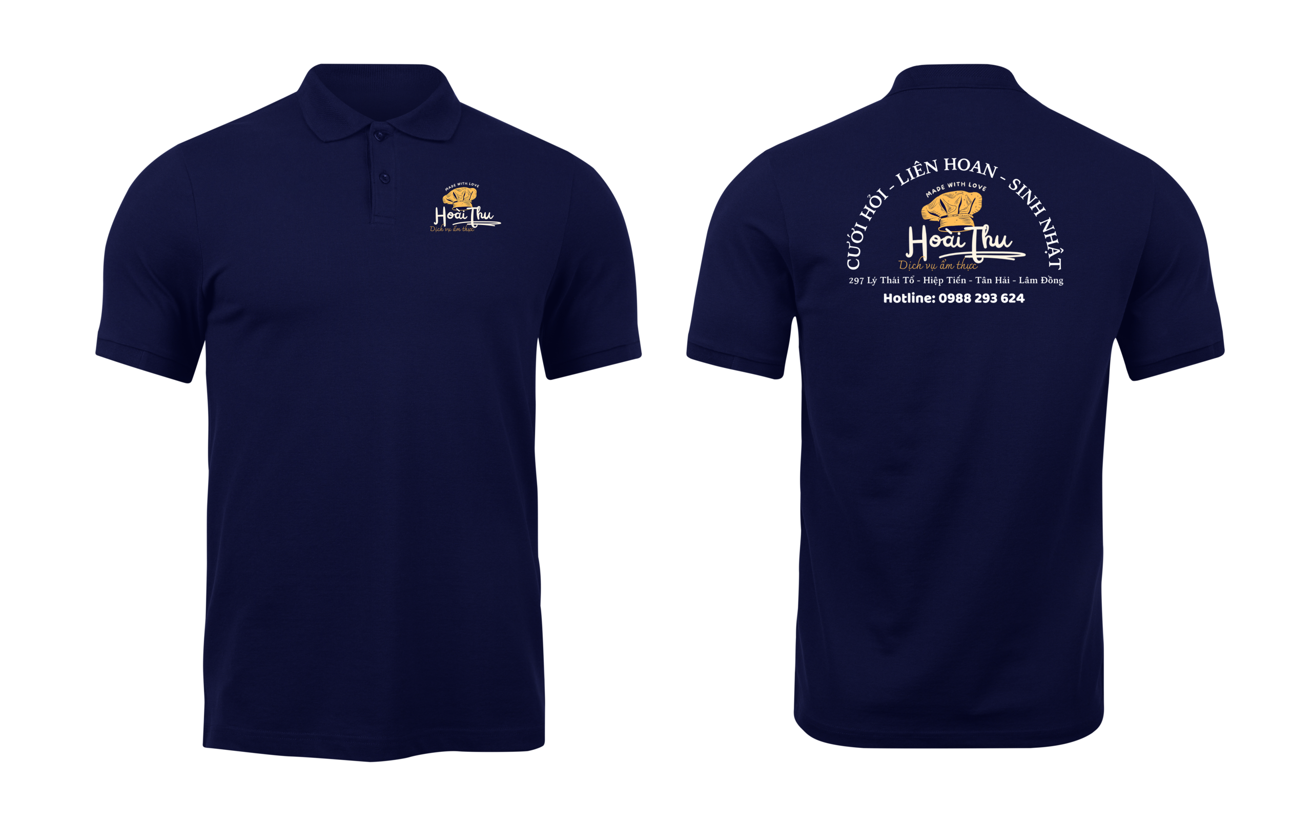 Áo thun đồng phục Polo Dịch Vụ Nấu Ăn Hoài Thu