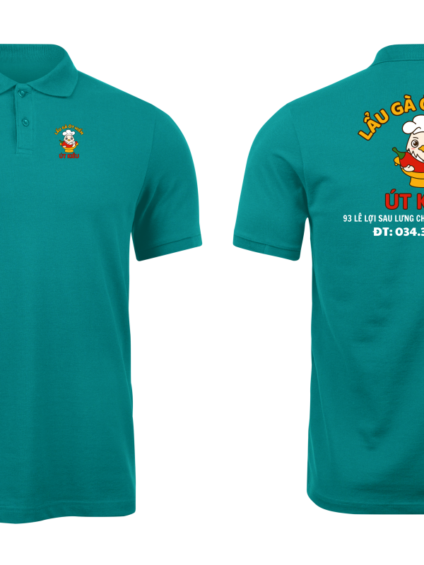 Áo thun đồng phục Polo Lẩu Gà Ớ Hiểm Út Kiều
