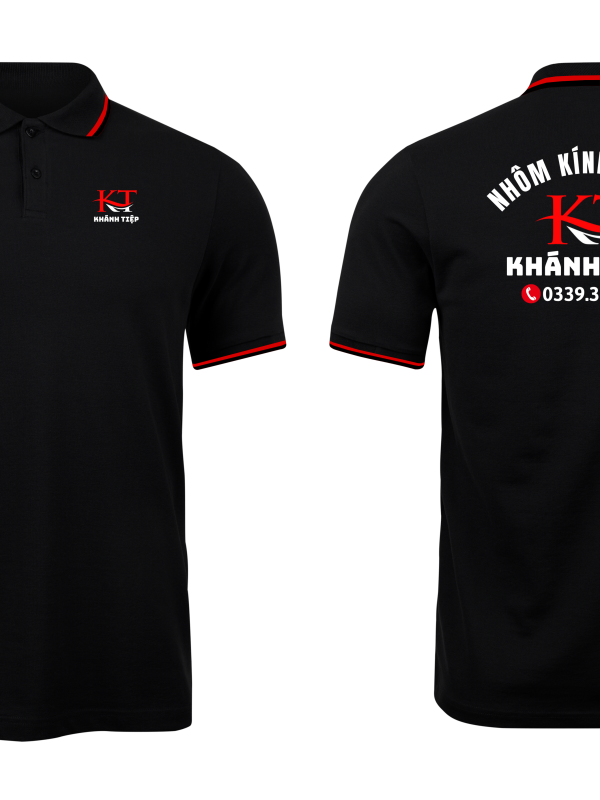 Áo thun đồng phục Polo Nhôm Kính Khánh Tiệp