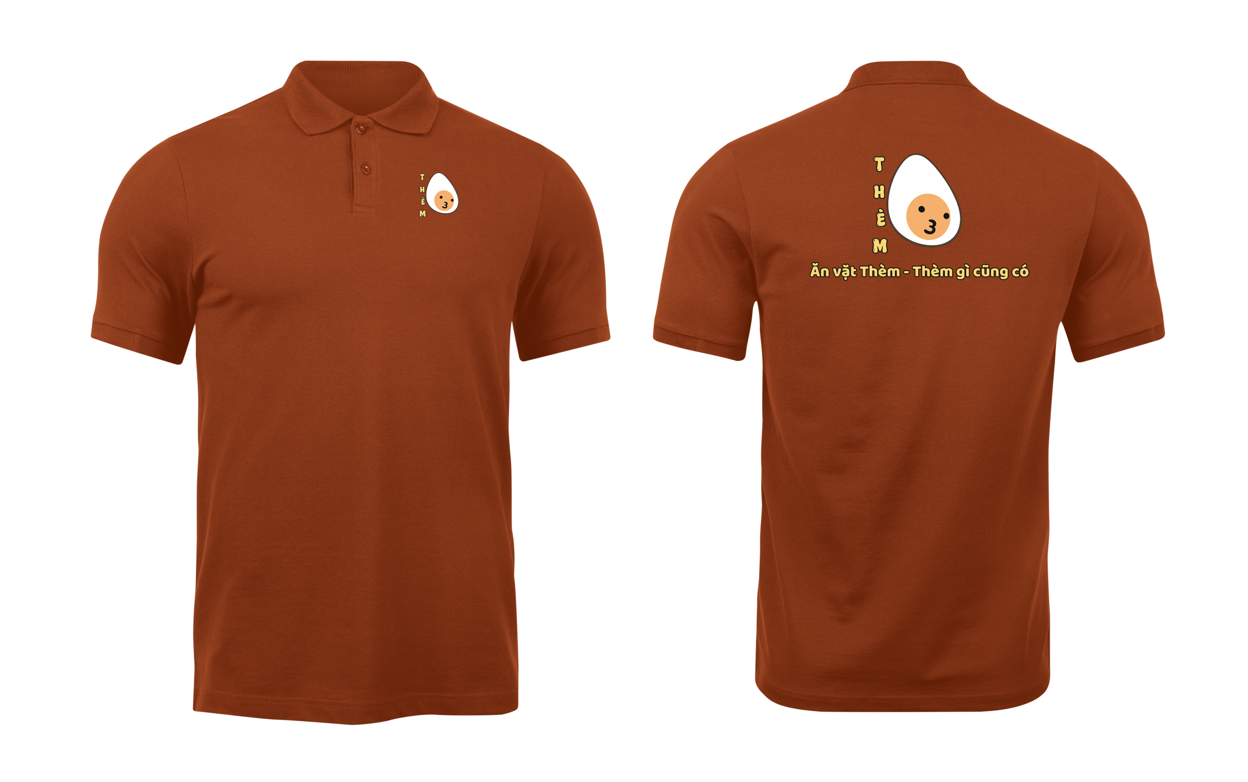 Áo thun đồng phục Polo Ăn Vặt Thèm