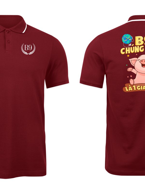 ́Áo thun đồng phục Polo Áo Lớp B9