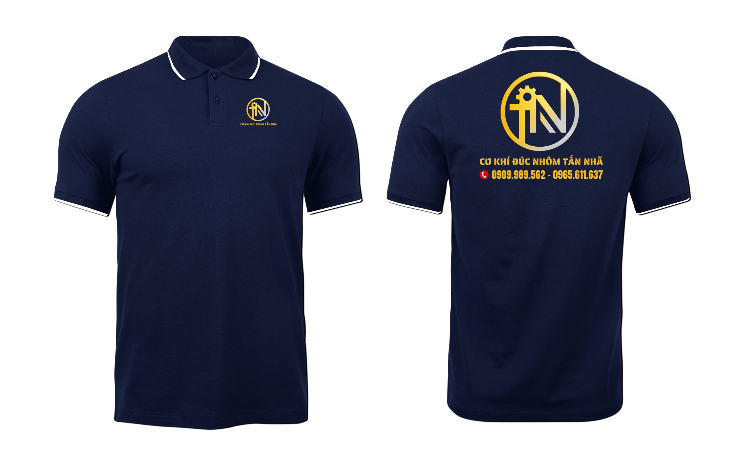 Áo thun đồng phục Polo Cơ Khí Đức Nhôm Tấn Nhã