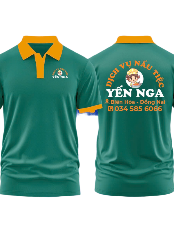 Áo thun đồng phục Polo Dịch Vụ Nấu Tiệc Yến Nga