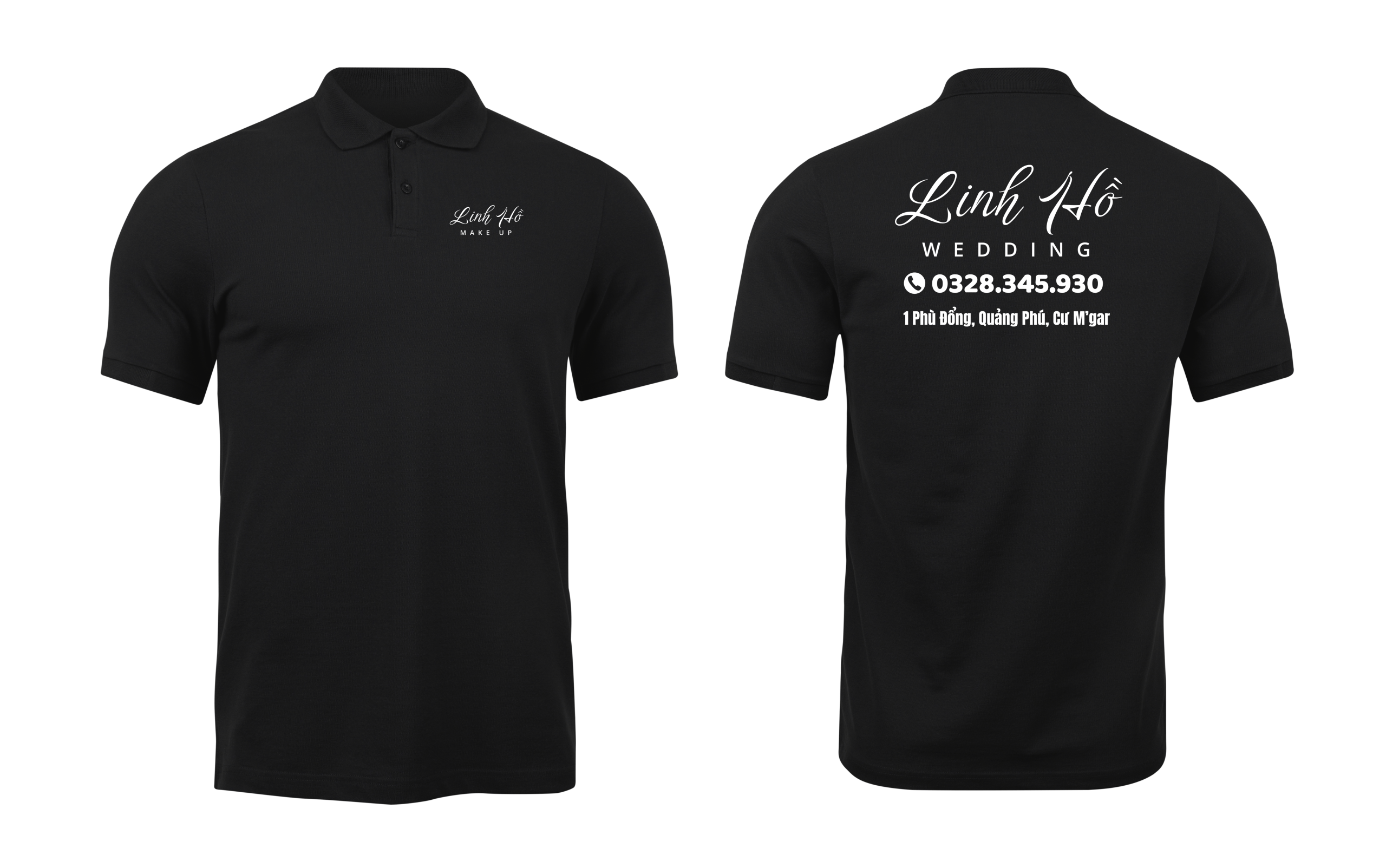 Áo thun đồng phục Polo Linh Hồ Wedding
