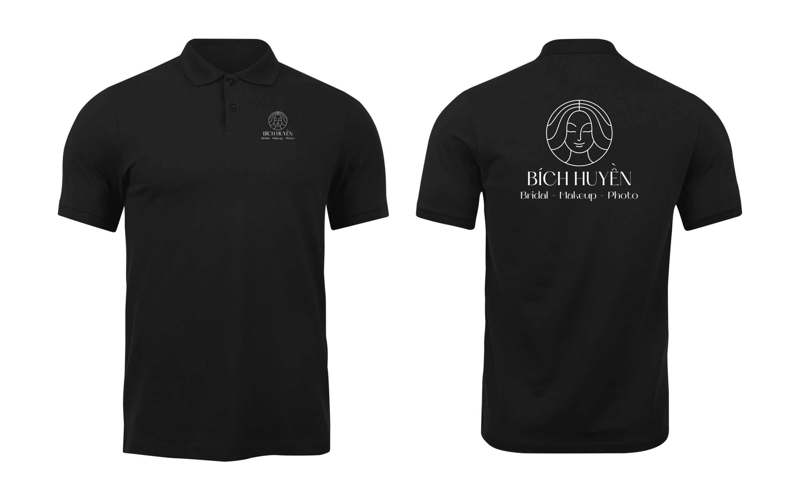 Áo thun đồng phục Polo Makeup Artist Bích Huyền