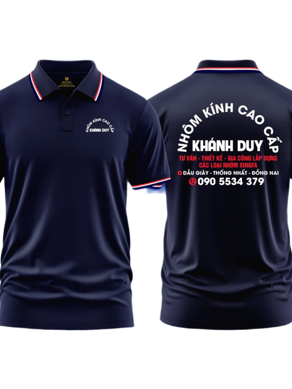 Áo thun đồng phục Polo Nhôm Kính Khánh Duy