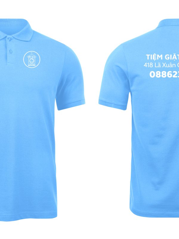 Áo thun đồng phục Polo Tiệm Giặt Woori