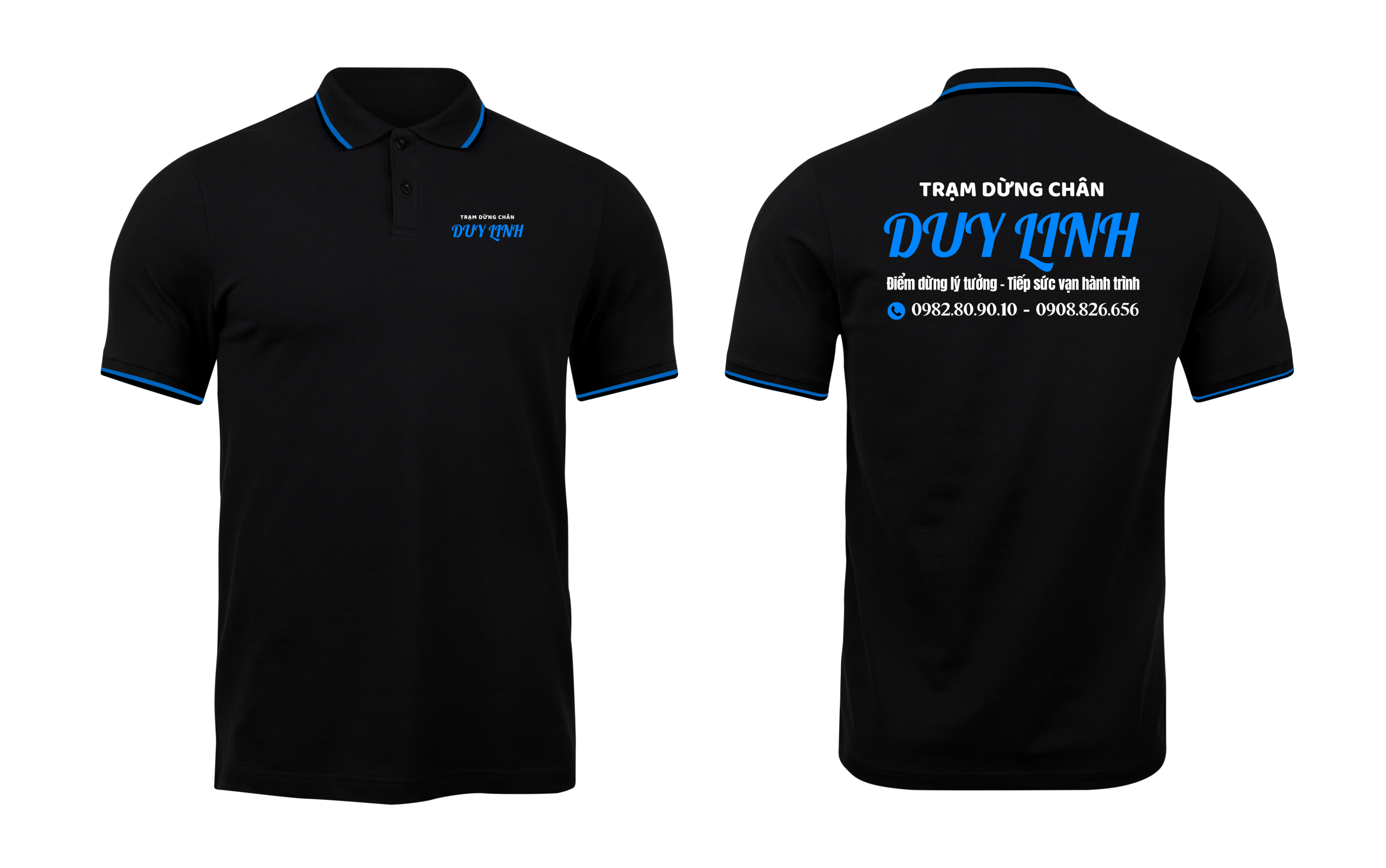 Áo thun đồng phục Polo Trạm Dừng Chân Duy Linh