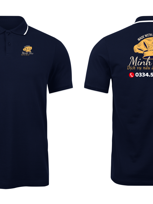 Áo thun đồng phục Polo Dịch Vụ Nấu Ăn Minh Thư