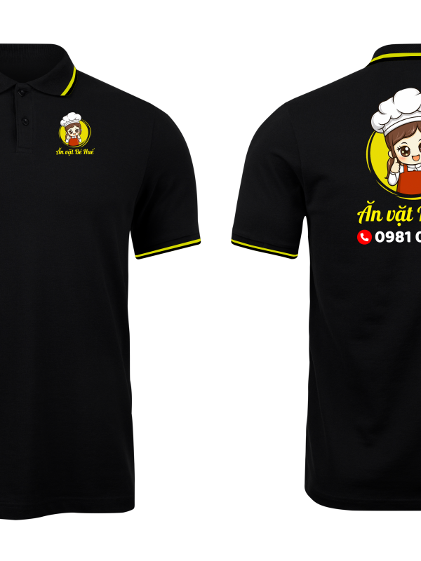 Áo thun đồng phục Polo Ăn Vặt Bé Huế