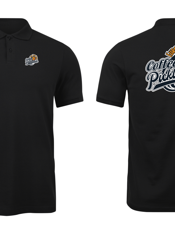 Áo thun đồng phục Polo Café Pickleball Euro Town Saigon Đen