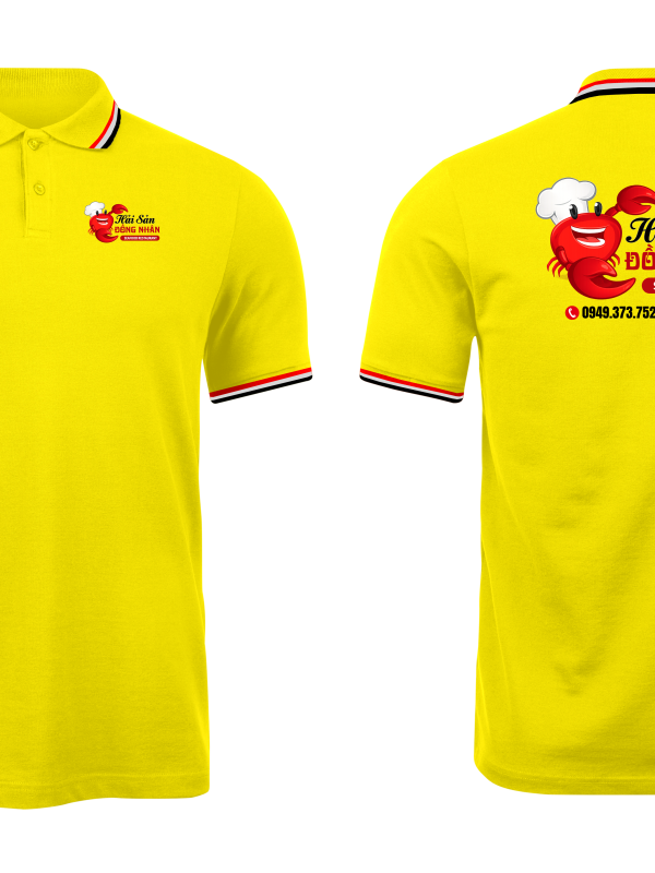 Áo thun đồng phục Polo Quán Hải Sản Đồng Nhân