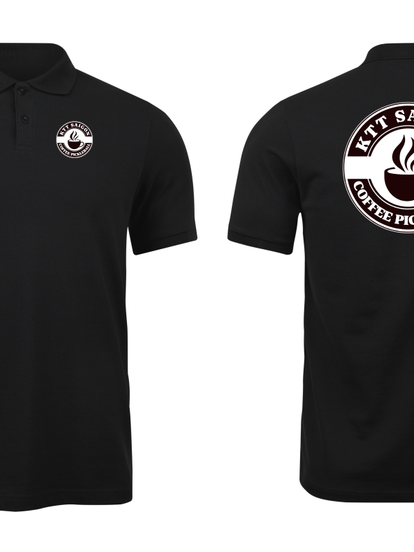 Áo thun đồng phục Polo Café KTT Saigon Đen