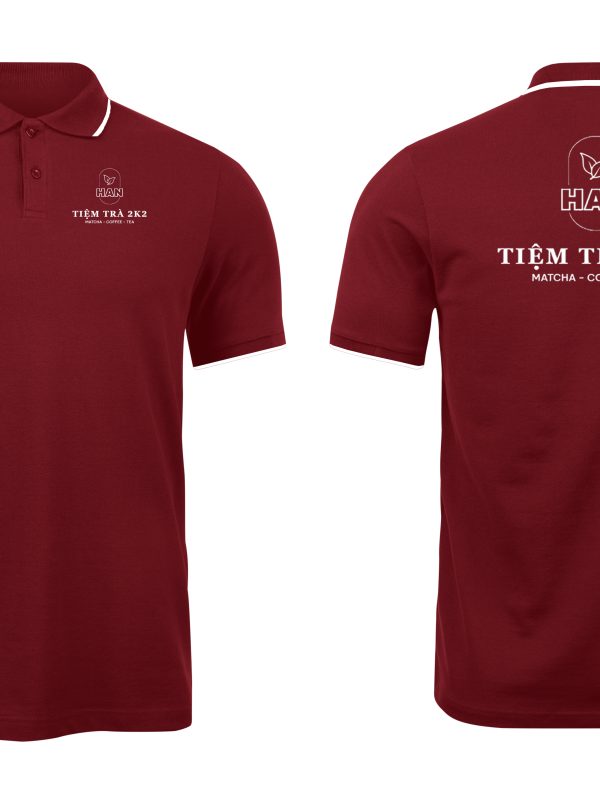Áo thun đồng phục Polo Tiệm Trà 2k2