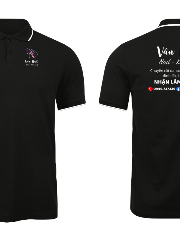 Áo thun đồng phục Polo Vân Nail