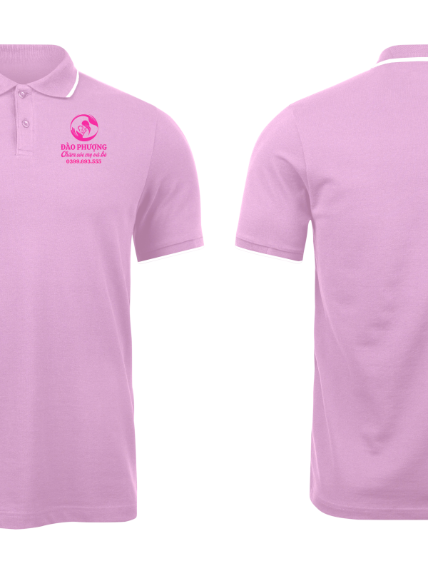 Áo thun đồng phục Polo Chăm Sóc Mẹ Và Bé Sau Sinh Đào Phượng