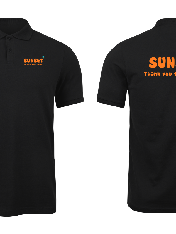 Áo thun đồng phục Polo Sunset Café