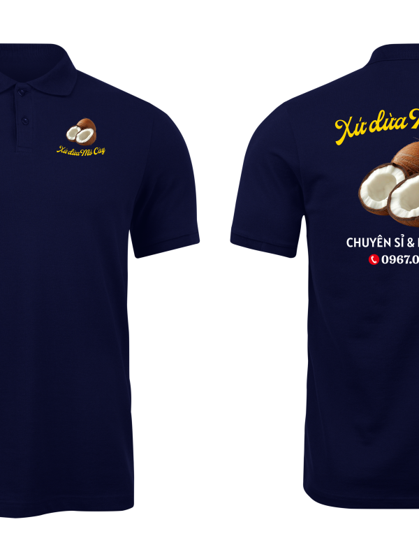 Áo thun đồng phục Polo Xứ Dừa Mỏ Cày