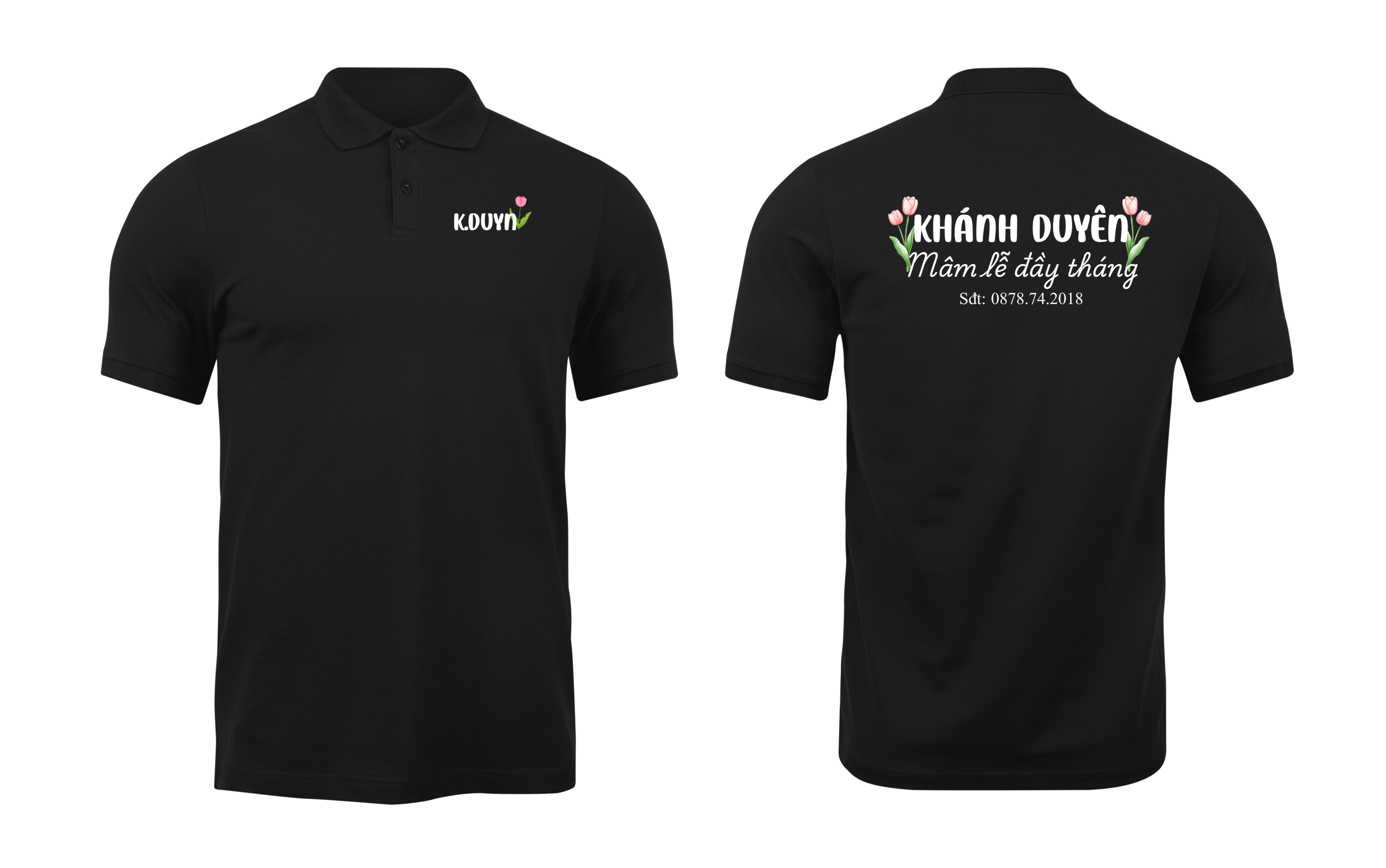 Áo thun đồng phục Polo Mâm Lễ Khánh Duyên