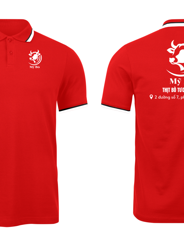 Áo thun đồng phục Polo Mỹ Bò Đỏ