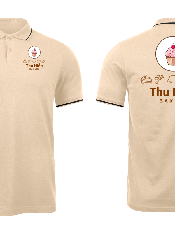 Áo thun đồng phục Polo Thu Hiền Bakery Be