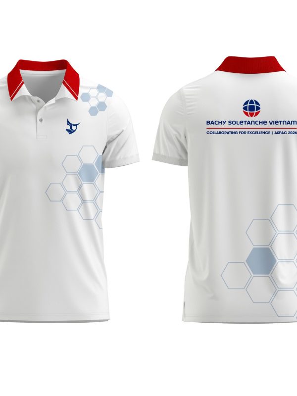 Áo thun đồng phục Polo Bachy Soletanche Vietnam Mẫu 4