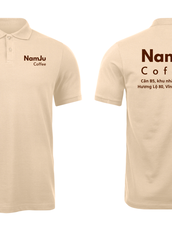 Áo thun đồng phục Polo Namju Coffee