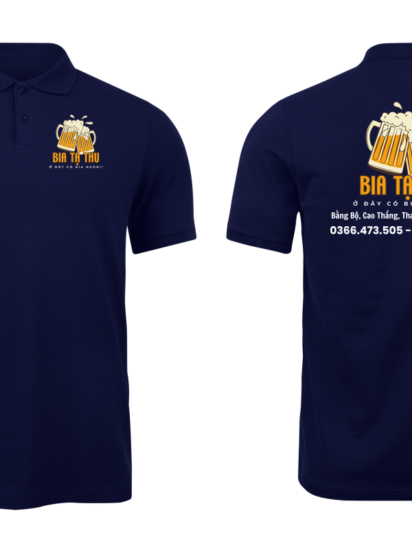 Áo thun đồng phục Polo Quán Bia Tạ Thu