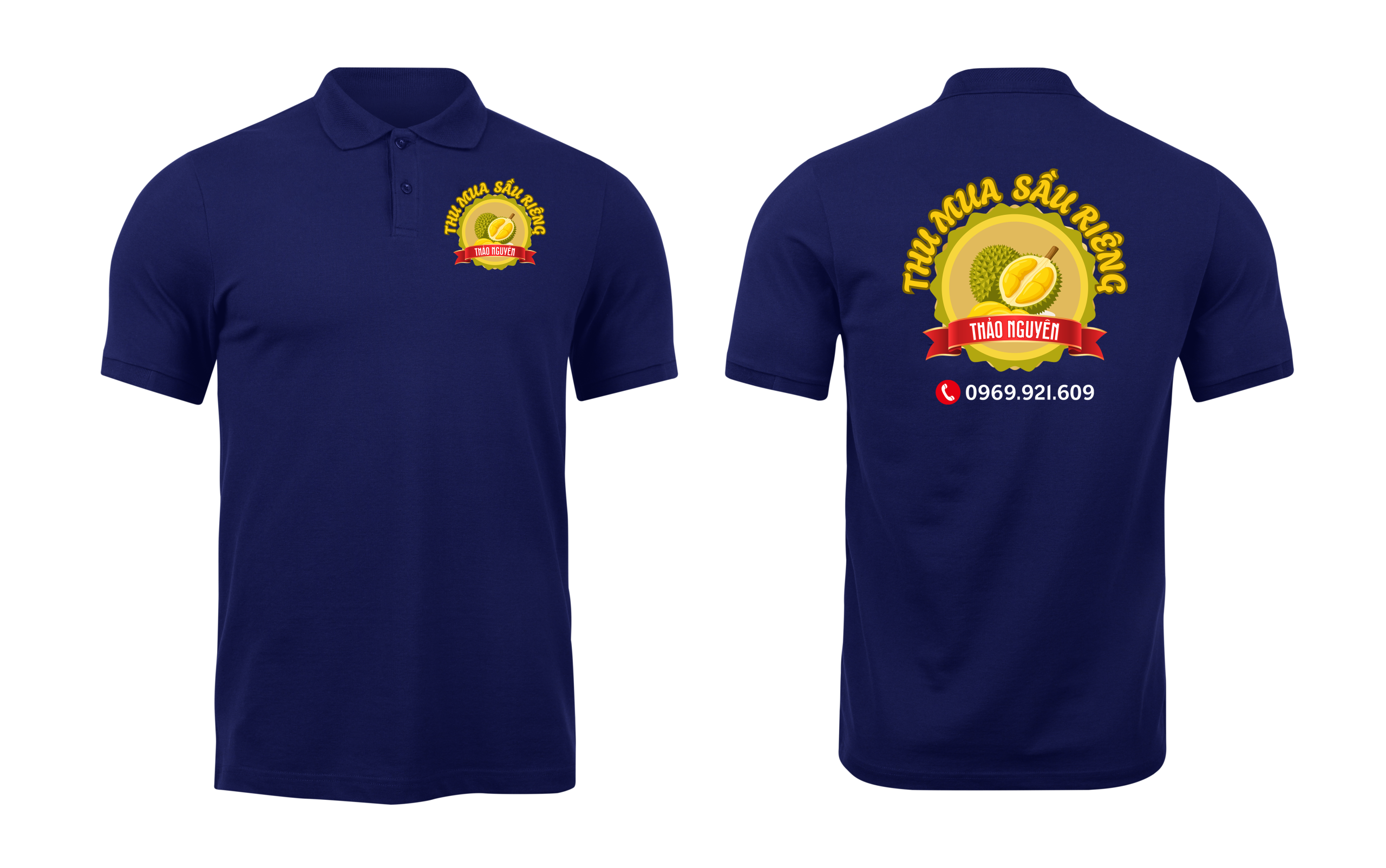 Áo thun đồng phục Polo Sầu Riêng Thảo Nguyên