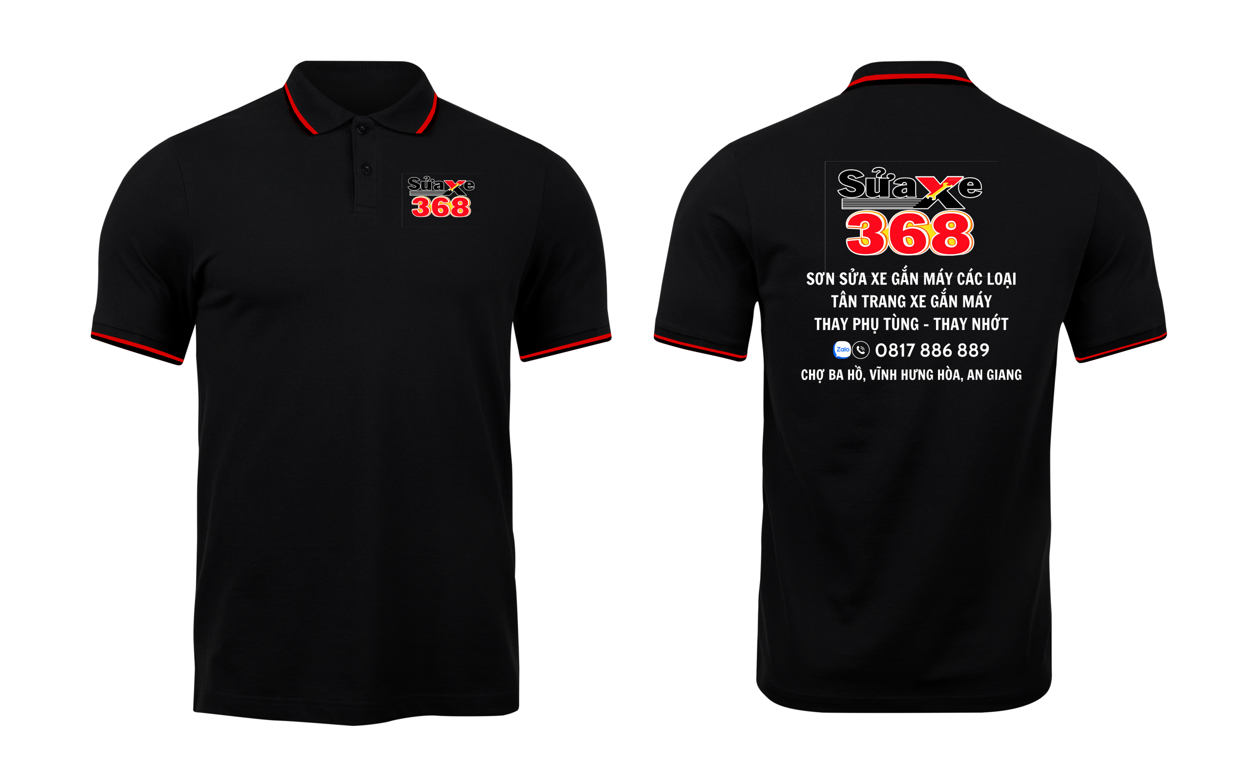 Áo thun đồng phục Polo Sửa Xe 368