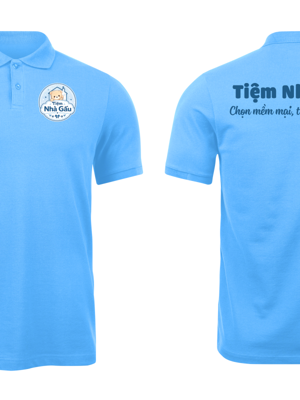 Áo thun đồng phục Polo Tiệm Nhà Gấu