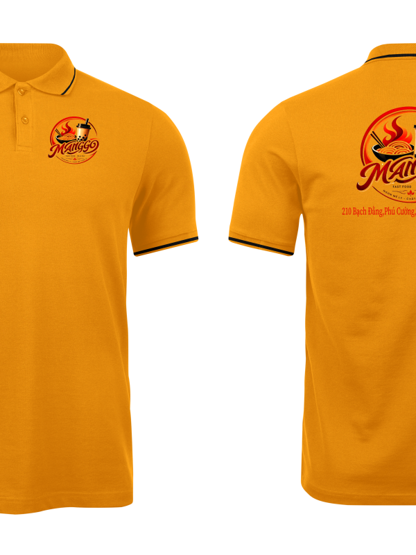 Áo thun đồng phục Polo Trà Sữa Manggo
