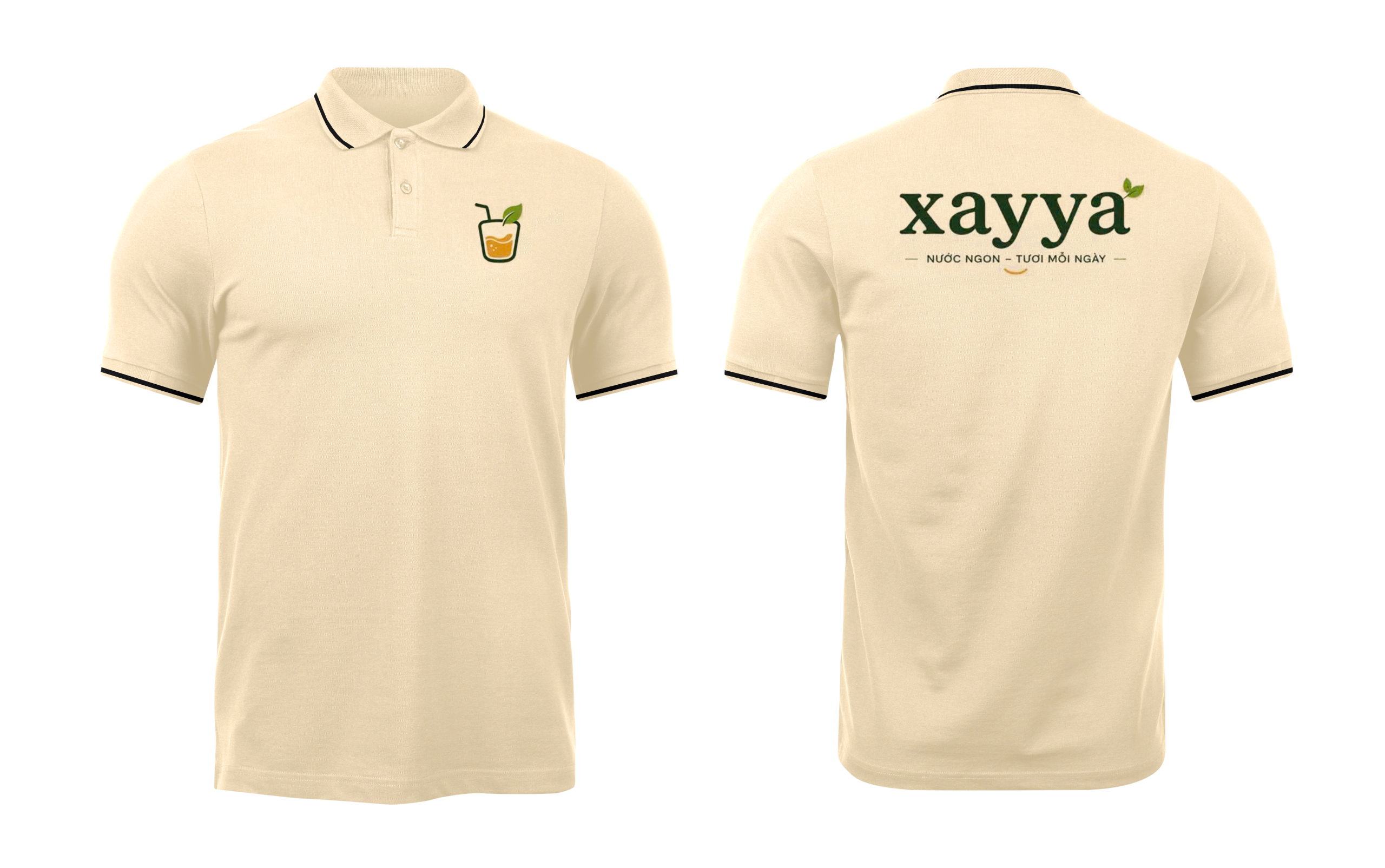 Áo thun đồng phục Polo Trà Sữa Xayya