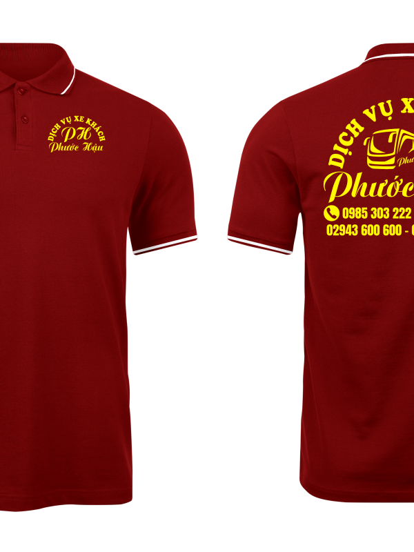 Áo thun đồng phục Polo Xe Khách Phước Hậu