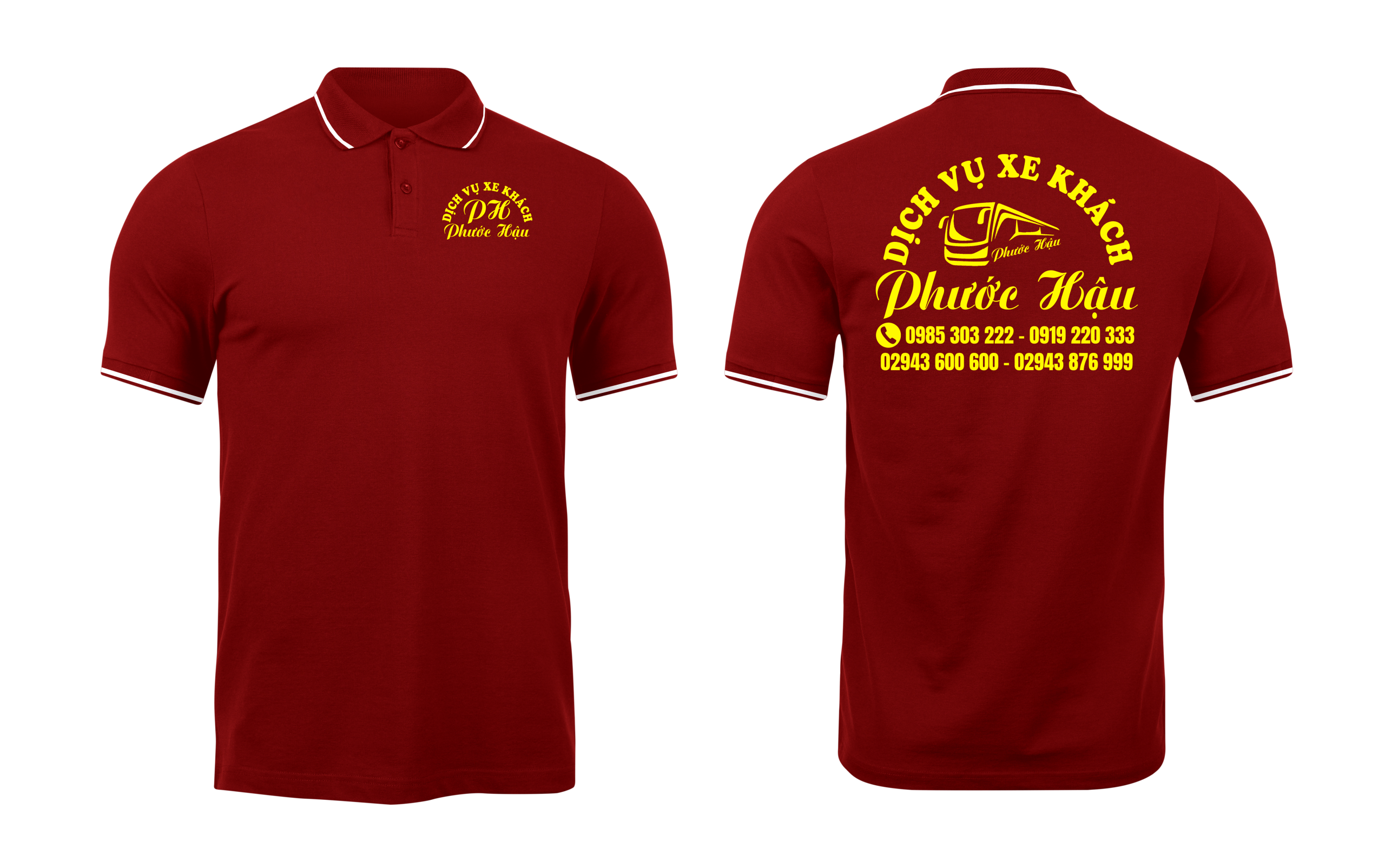 Áo thun đồng phục Polo Xe Khách Phước Hậu